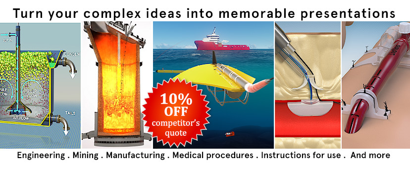 Aarons CGI turns your complex ideas into memorable presentations